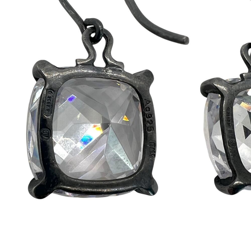 Bottega Veneta Crystal Sterling Silver Earrings - Picture 8 of 9